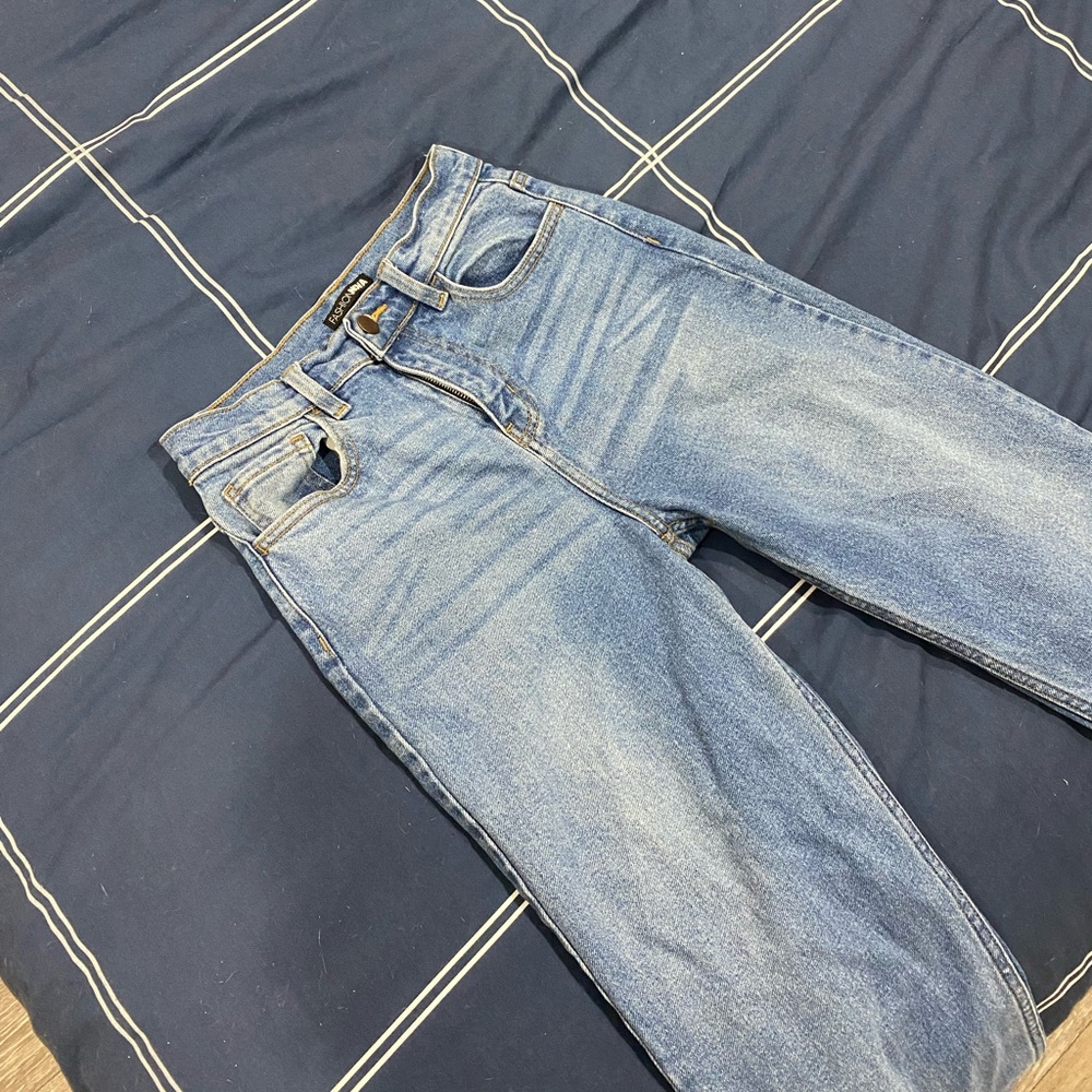Fashion Nova Blue Mom Jeans